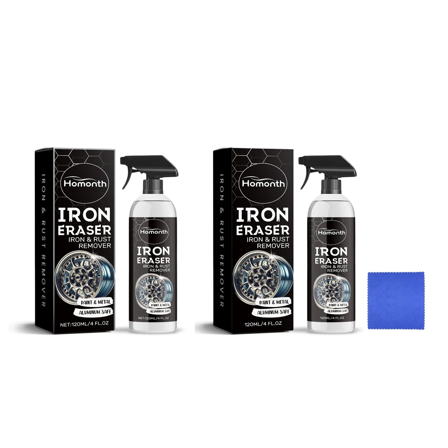 Homonth Rust Remover Spray – Brake Dust & Iron Cleaner 120ml