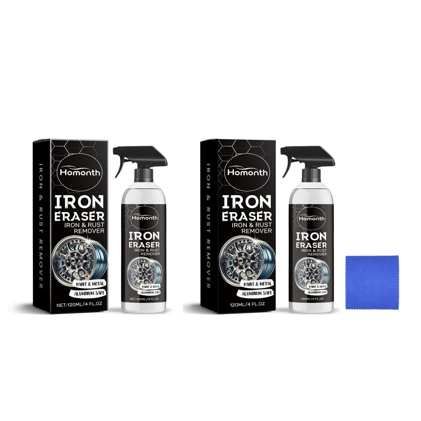 Homonth Rust Remover Spray – Iron & Brake Dust Car Cleaner