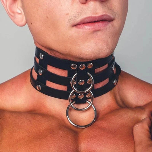 PU Leather Men Harness Handcuffs Gay Fetish Clubwear Costume Erotic Peaceful Pleasures Health and Wellness