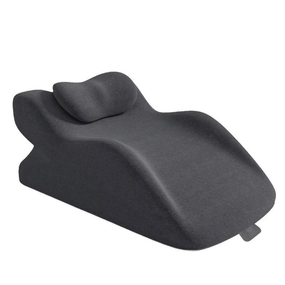 Large Bed Multifunctional Ergonomic Wedge Pillow with New Prone Position for Reading Unique Curved Design with Washable Cover Peaceful Pleasures Health and Wellness With pillow A
