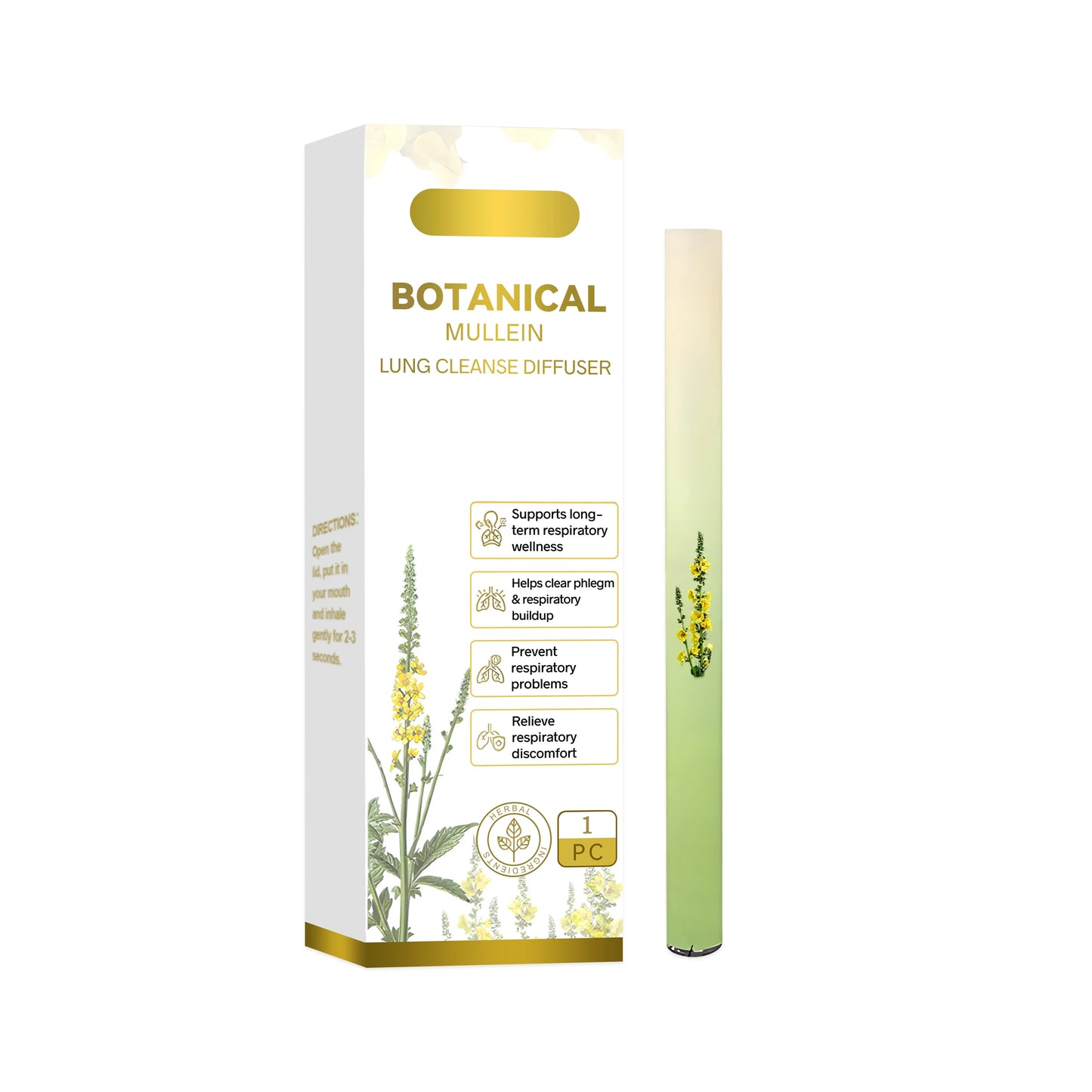 Herbal Nasal Inhaler Stick – Energy Boost & Lung Cleanse