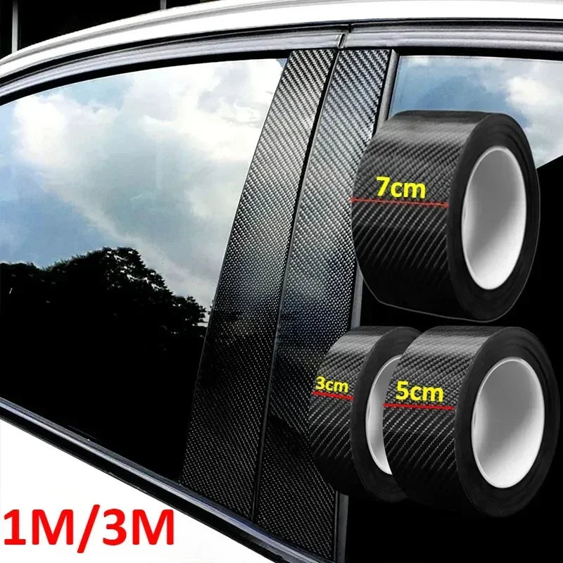 3D Carbon Fiber Vinyl Tape – Waterproof Non-Slip Car Sticker
