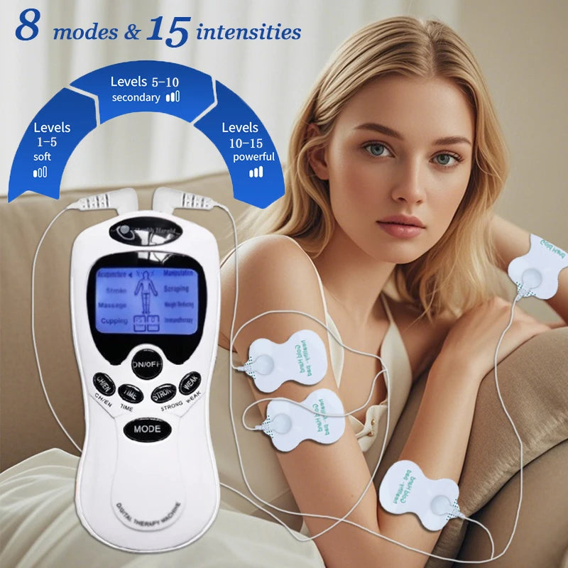 The Massager Features 8 Modes and 15 Intensity Levels, Suitable for Relaxing Muscles Throughout the Body, Especially after Exercise; Portable Design, Ideal for Athletes and Fitness Enthusiasts to Carry with Them; a Perfect Gi Peaceful Pleasures Health and Wellness
