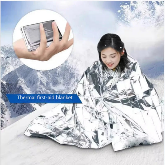 Mylar Thermal Emergency Blankets | Space Foil Blanket 5–30 Pack Emergency Survival Blanket Peaceful Pleasures Health and Wellness