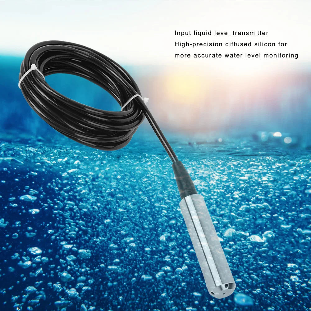 TL‑136 Liquid Level Transmitter Water Level Sensor Detector 24VDC 4‑20mA Output Level Sensor Liquid Level Transmitter Peaceful Pleasures Health and Wellness