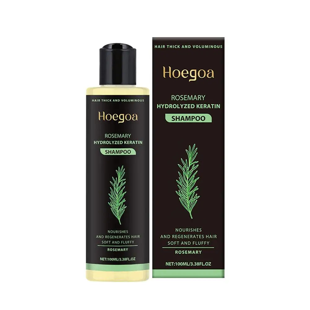100ML Rosemary Hair Shampoo Volumizing and Thickening Strengthening and Oil Control Nourishes and Repairs Hair Oil Adds Volume Peaceful Pleasures Health and Wellness B Shampoo