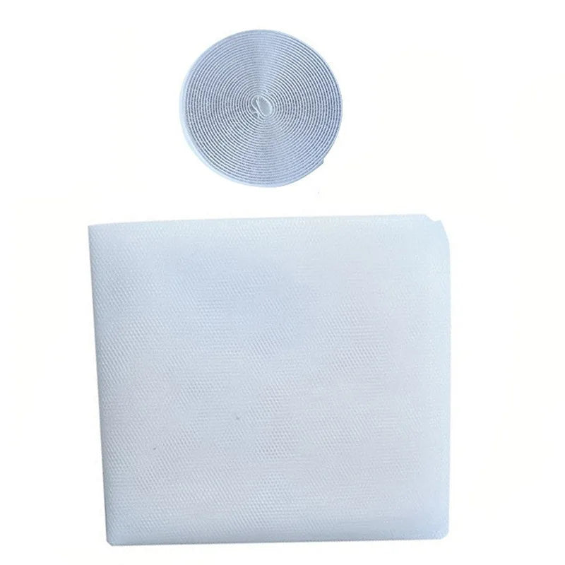 Window Mosquito Net Self-adhesive Anti Mosquito Door Mosquito Mesh DIY Free Cutting Mosquito Net Anti Fly Insect Curtain Screen Peaceful Pleasures Health and Wellness white 1.5x2m