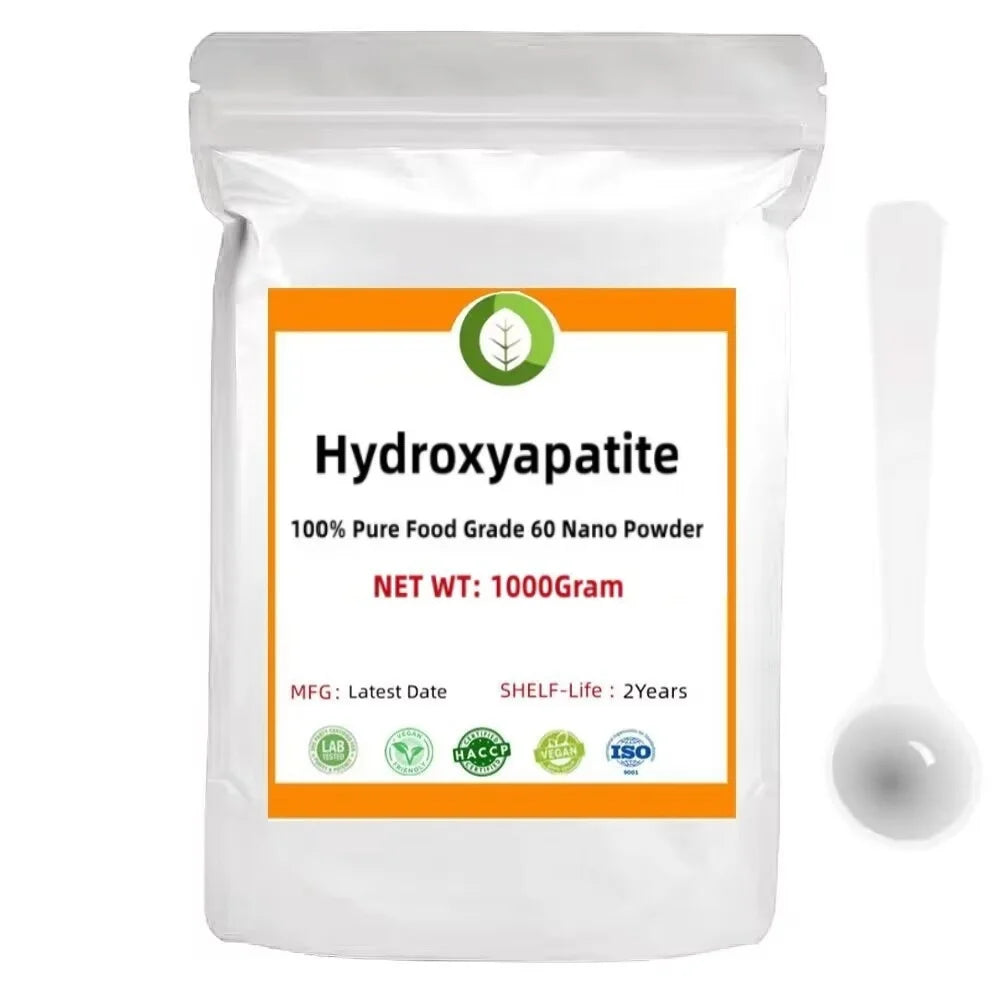 Food Grade Using For Toothpaste 100% Pure Hydroxyapatite 60 Powder, 50g-1000g Free Shipping Peaceful Pleasures Health and Wellness 1000g