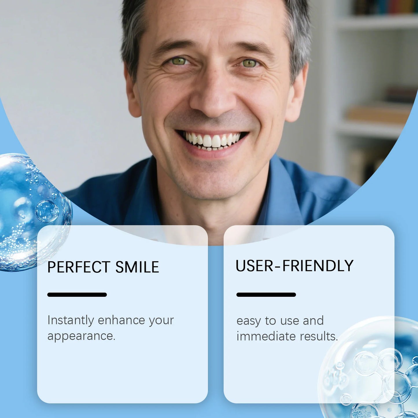 Moldable Silicone Denture Set – Upper & Lower False Teeth Kit