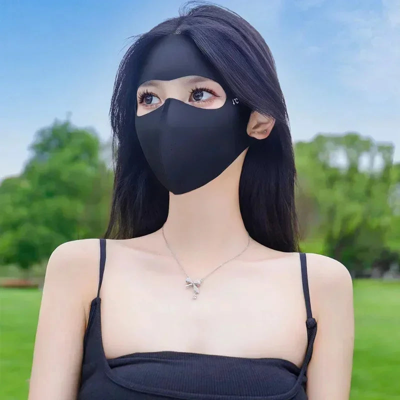 UV Full Face Mask – Breathable Sun Protection for Cycling & Travel