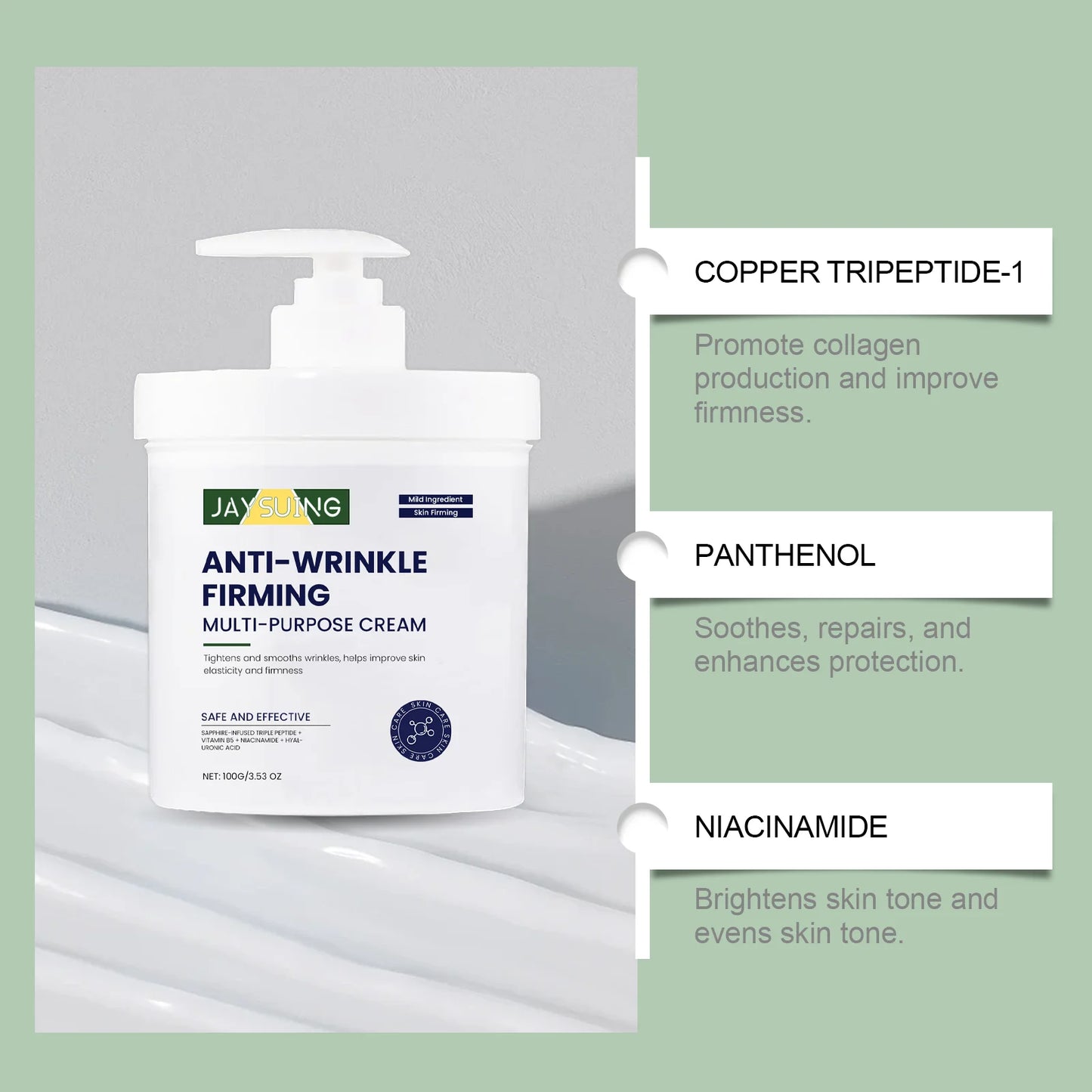 Jaysuing Anti-Wrinkle Firming Face Cream | Moisturizing 100g