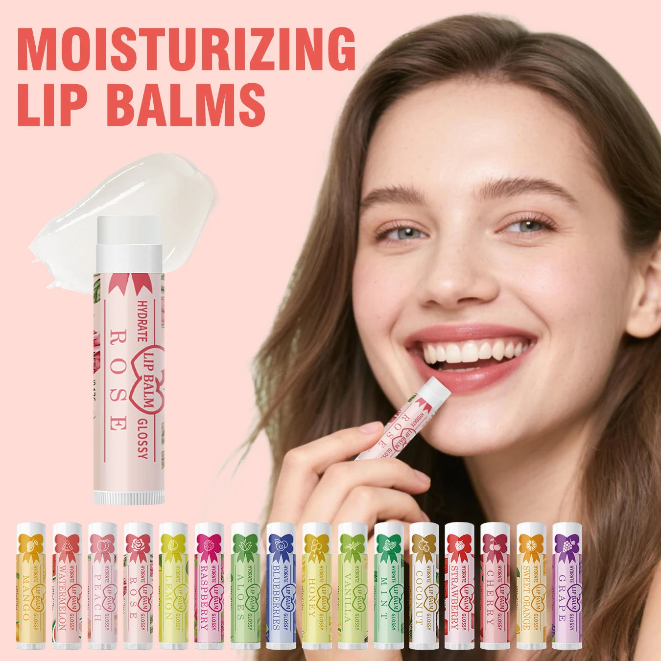 160 piece fruit jelly long-lasting moisturizing lipstick set for long-term travel care Peaceful Pleasures Health and Wellness
