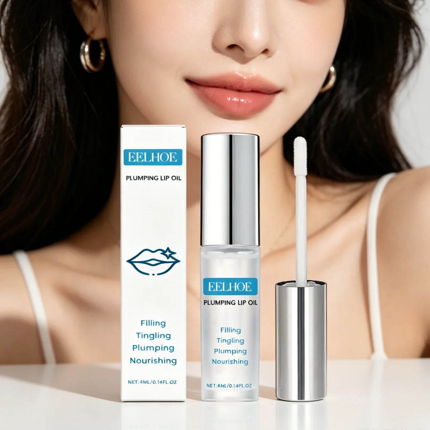 EELHOE Plumping Lip Oil – Moisturizing, Nourishing & Anti-Chap