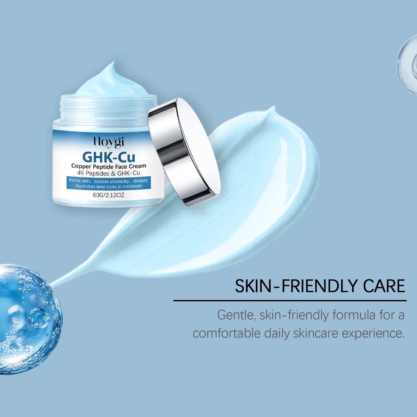 GHK-Cu Copper Peptide Face Cream 60g – Firm & Deep Hydration