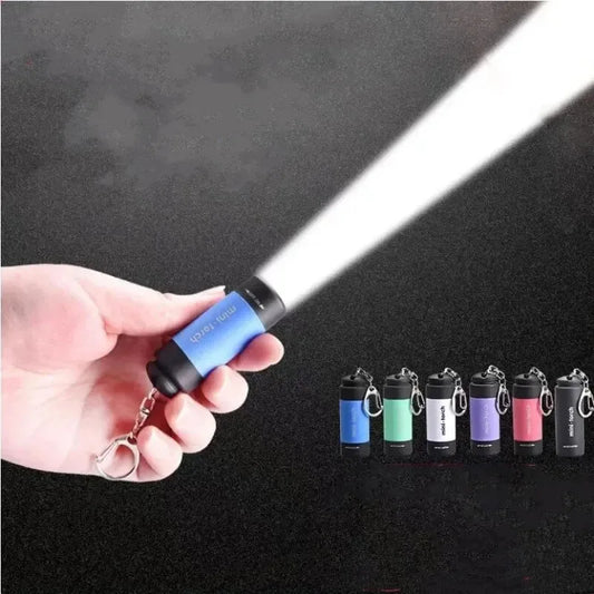 LED Micro Keychain Flashlight – USB Rechargeable & Waterproof Keychain Flashlight Peaceful Pleasures Health and Wellness