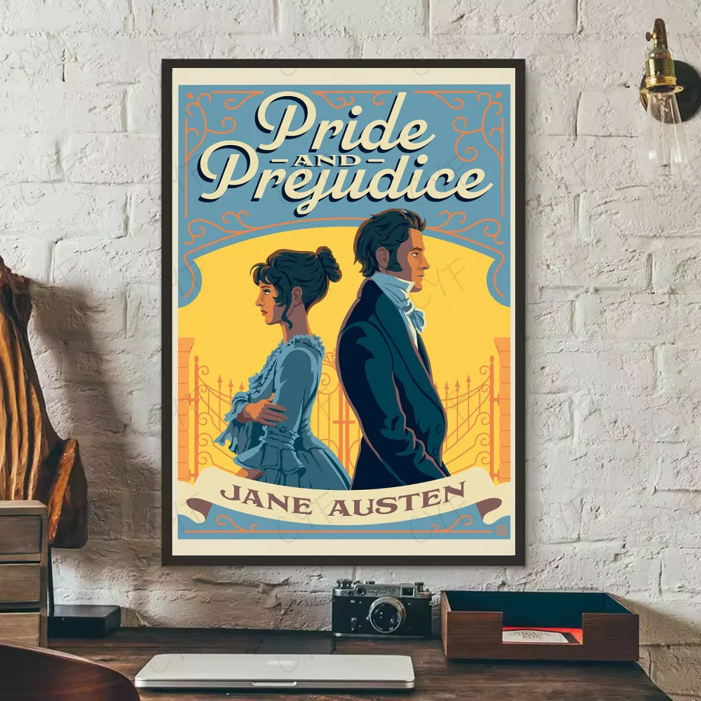 Pride & Prejudice HD Wall Poster – Waterproof PVC Art Print Wall Art Poster Peaceful Pleasures Health and Wellness z8 21X30cmNoframe