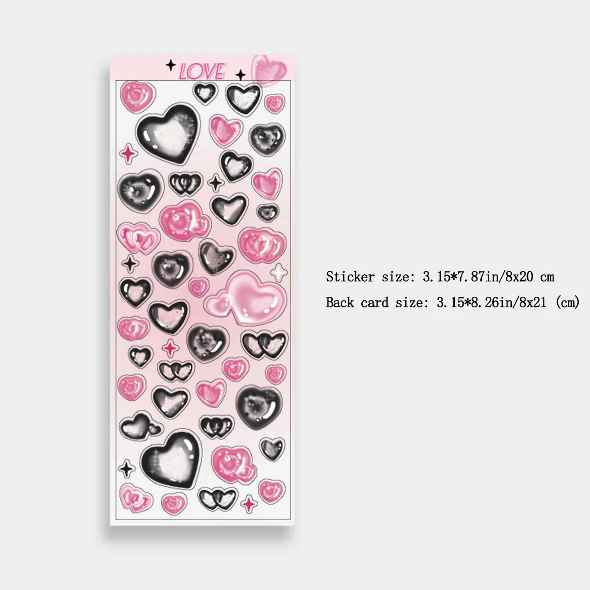 Korean Stickers Wholesale Transparent Bubble Ins Cute Hand Account