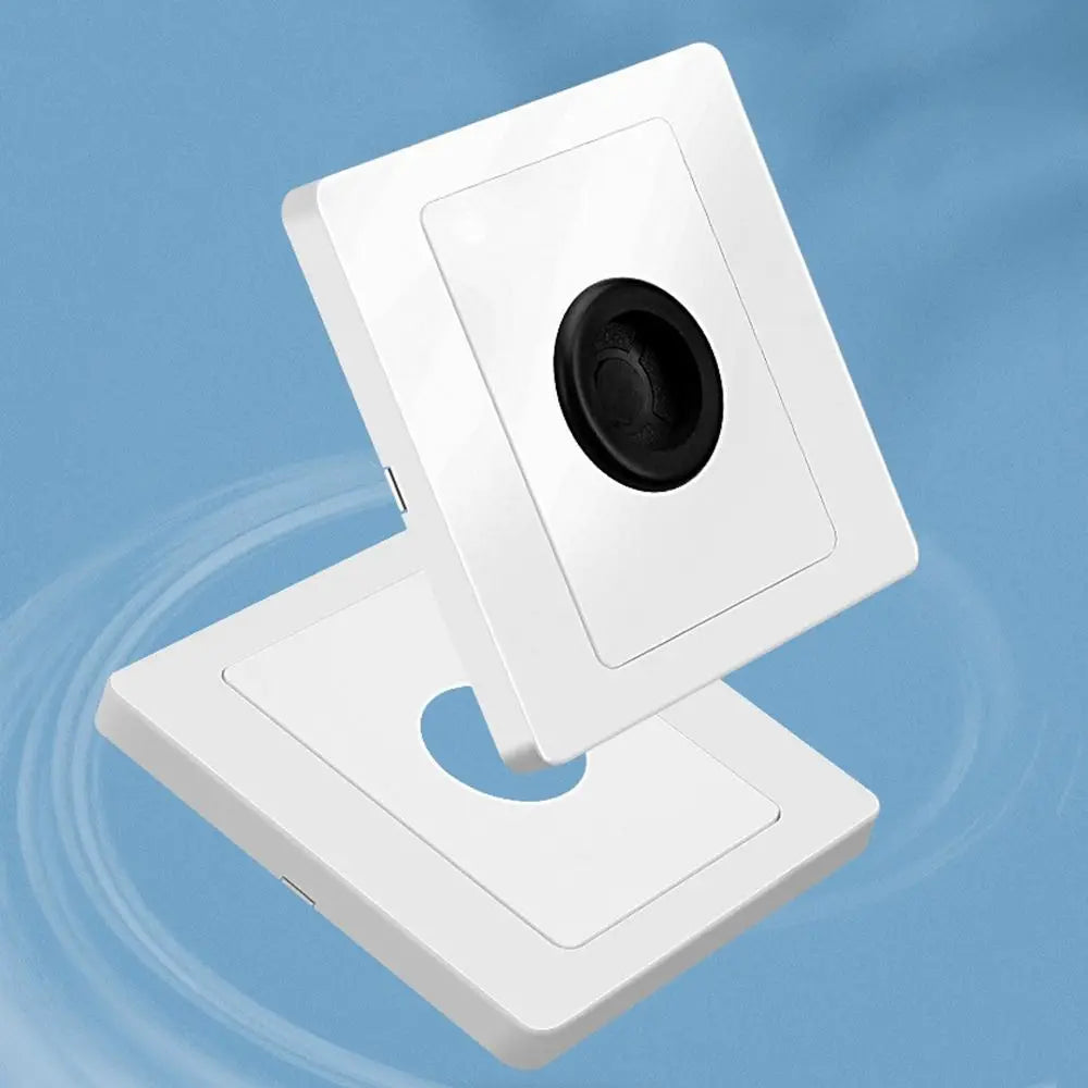86-Type Wall Blank Panel with Rubber Pad & Cable Outlet Hole
