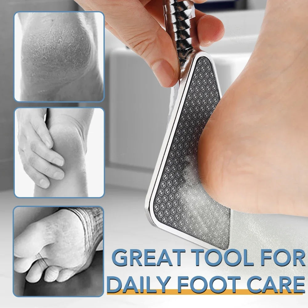 Nano Glass Double-Sided Foot Grinder | Stainless Steel Foot Rasp