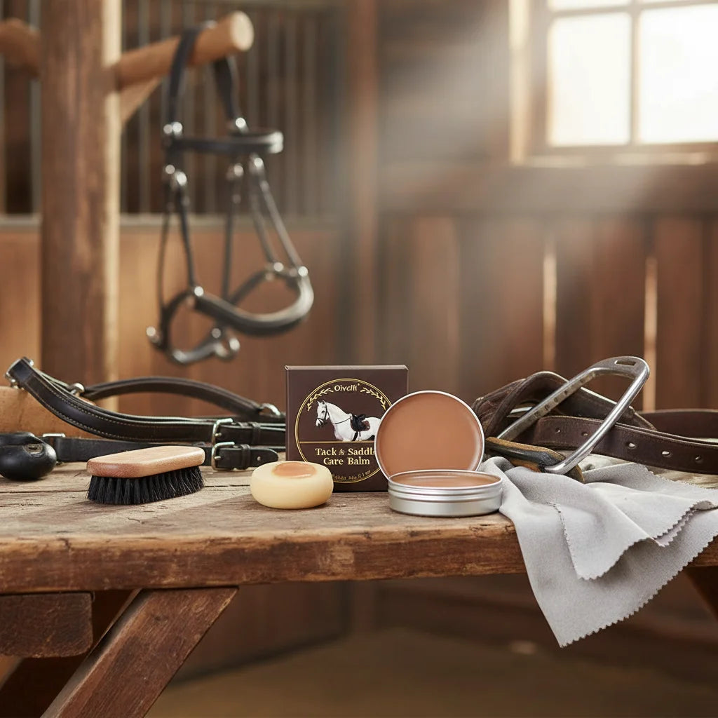 Leather Care Balm For Saddle-Equestrian Supplies With Natural Ingredients Peaceful Pleasures Health and Wellness