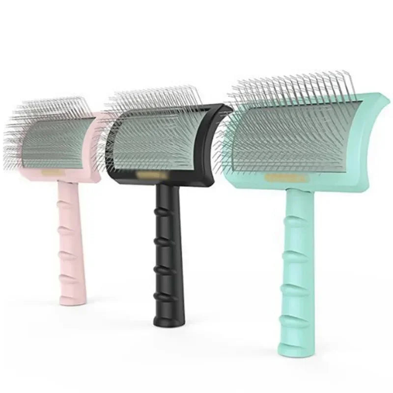 Dog Slicker Brush & Deshedding Needle Comb for Large Dogs