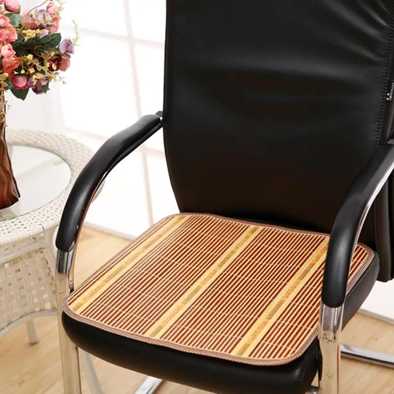 Bamboo Cool Seat Cushion – Breathable Chair Pad Home & Office