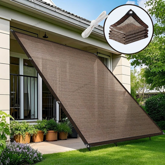Garden Shade Cloth with Grommets | Patio Pergola Sun Cover Garden Shade Cloth Peaceful Pleasures Health and Wellness