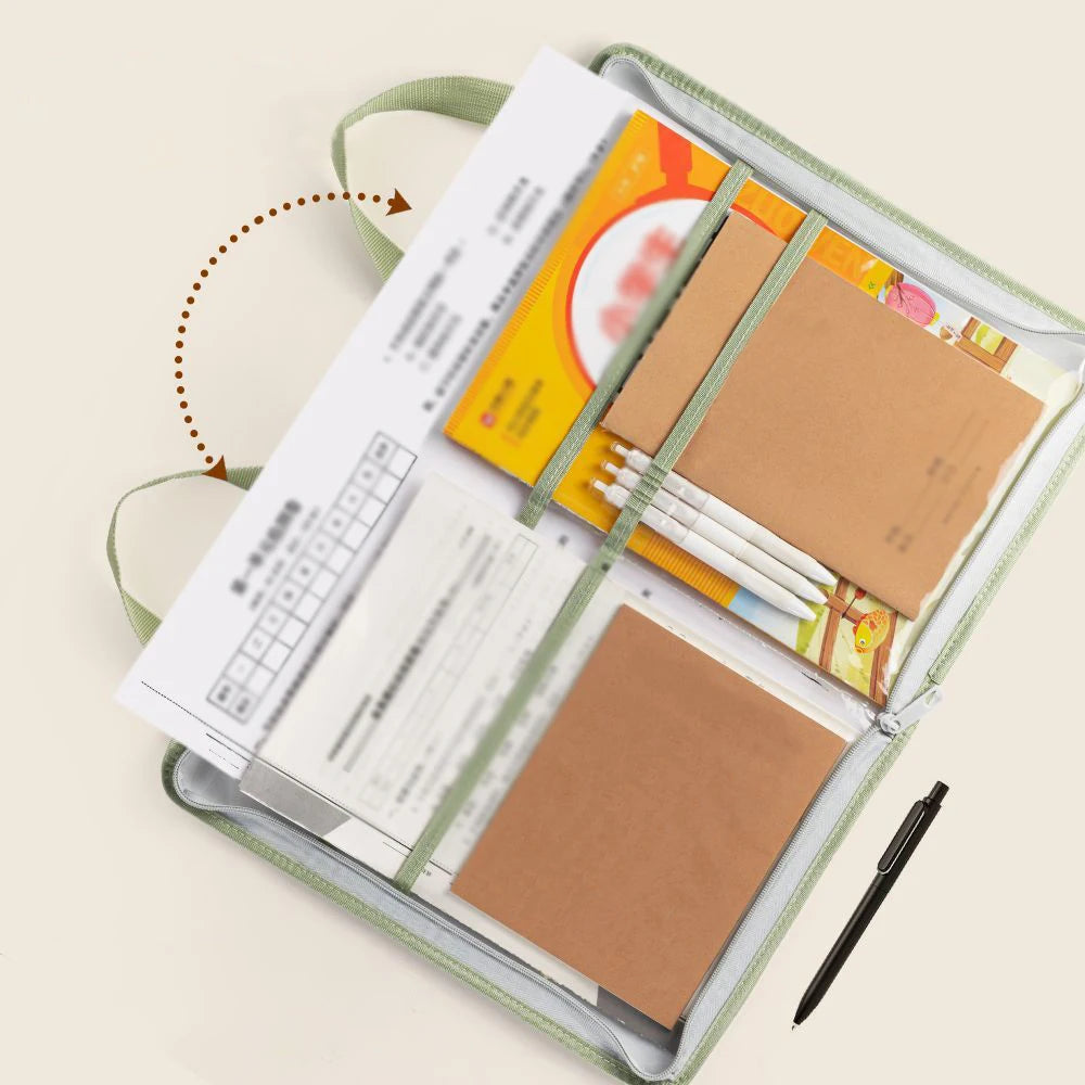 A3 A4 Zipper Bag Subject Classification Document Large Opening