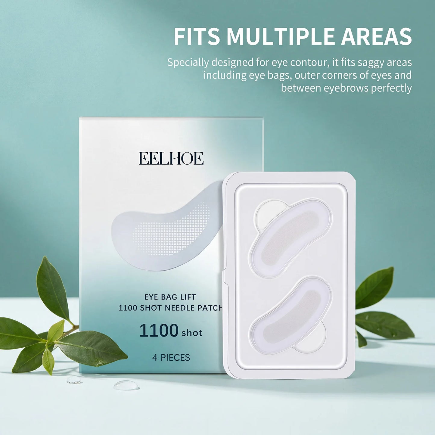 Dissolving Microneedle Eye Patches – Hyaluronic Acid & Collagen