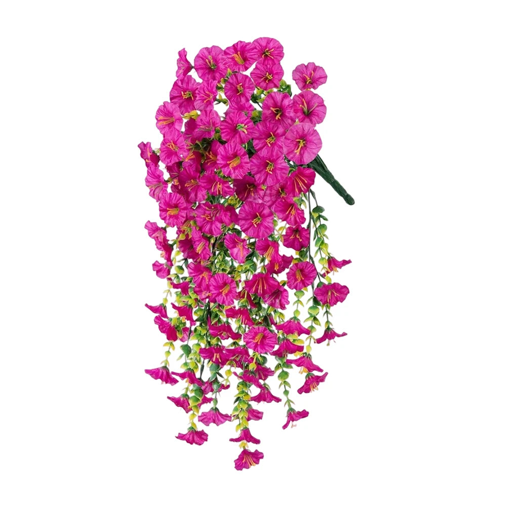 Artificial Hanging Morning Glory Flower Vine Outdoor Garden Porches