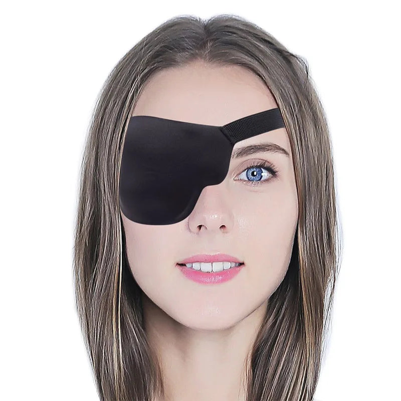 3D Concave Eye Patch for Lazy Eye & Amblyopia | Adjustable Black