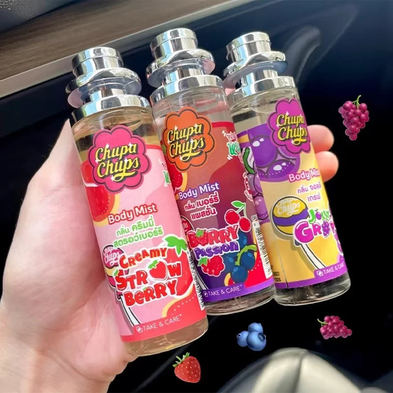 Fresh Fruit Fragrance Thai Strawberry Cantaloupe Grape Fragrance Lasting Summer Light Fragrance Deodorant New Perfume Spray 30ml Peaceful Pleasures Health and Wellness berry fruity grape
