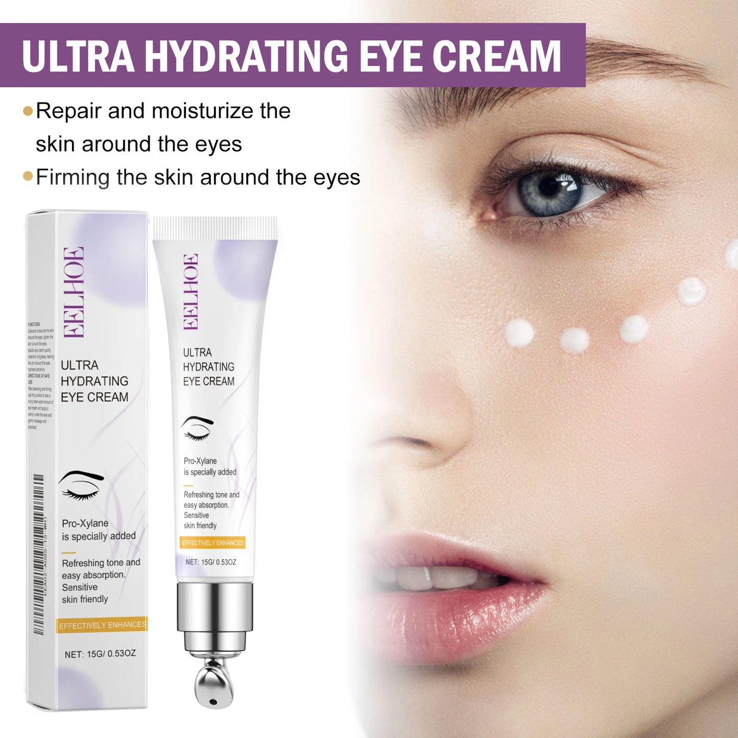 Ultra Hydrating Eye Cream – Dark Circles, Puffiness & Wrinkles