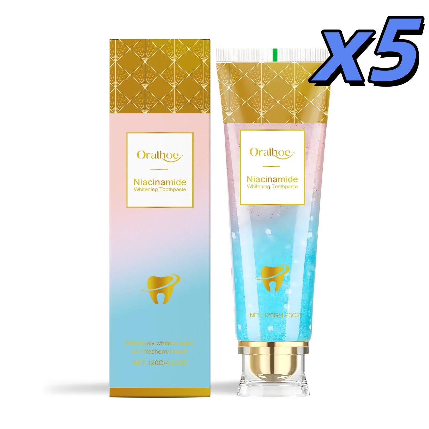 Oralhoe Niacinamide Whitening Toothpaste | Plaque & Stain Removal