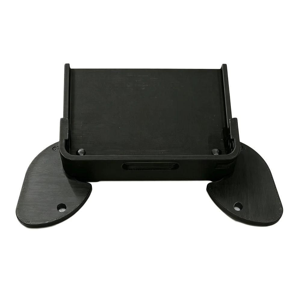 3D Printed Grip For Anbernic RG Rotate Hideaway Design Converts To For J-Con Mount Ergonomic Full Button Access No Speaker Block Peaceful Pleasures Health and Wellness black grip case