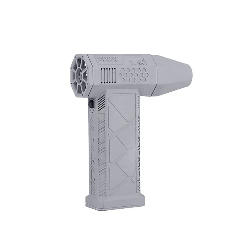 Brushless Charging Turbofan with Quiet Operation and Long Battery Life for Nighttime Camping Dust Removal and Snow Blowing Peaceful Pleasures Health and Wellness WHITE
