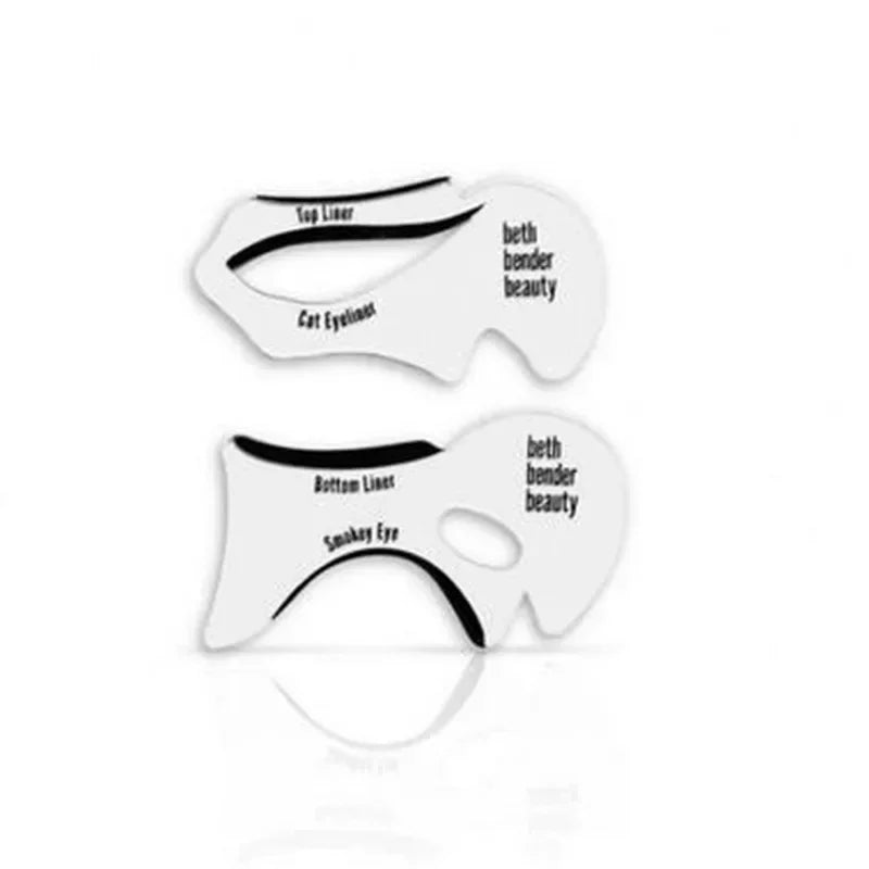 40pairs Eyeliner Stencils, Eyebrows Template Card Eye Shadow Makeup Tool, Winged Eyeliner Stencil Models Template Shaping Tools Peaceful Pleasures Health and Wellness China Mainland WHITE