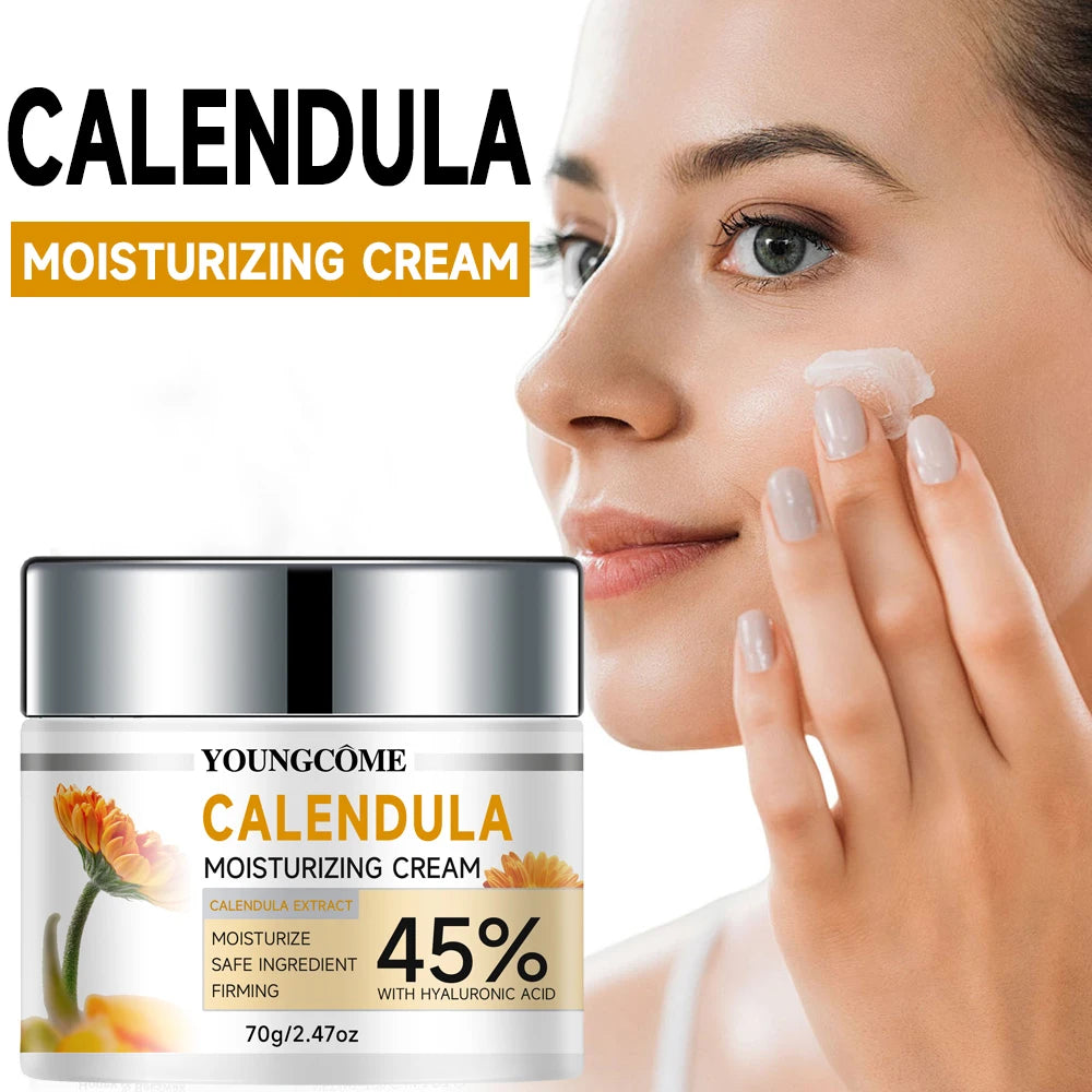 YOUNGCOME Calendula Moisturizing Cream – Anti-Aging & Firming Anti-Aging Face Cream Peaceful Pleasures Health and Wellness