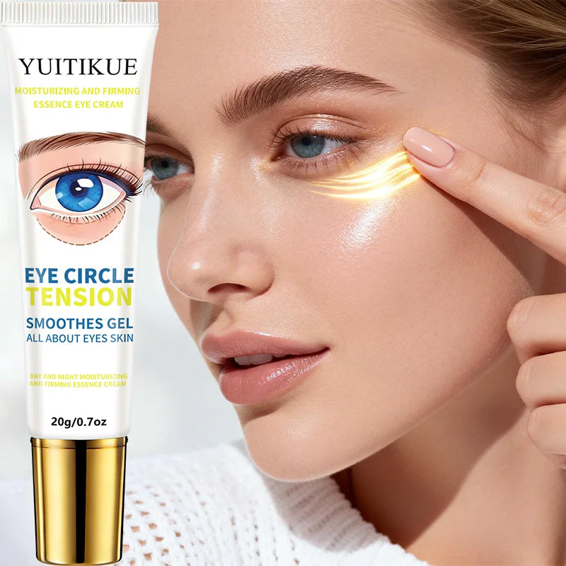 YUITIKUE Eye Circle Tension Smoothing Gel | Moisturizing & Firming Essence Eye Cream For All Eye Skin Types 20g Peaceful Pleasures Health and Wellness