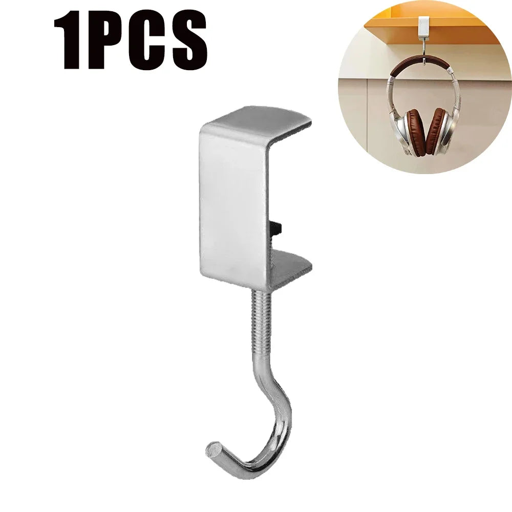 Heavy Duty No Drill Adhesive Wall Hooks – No Nail, Multi-Use
