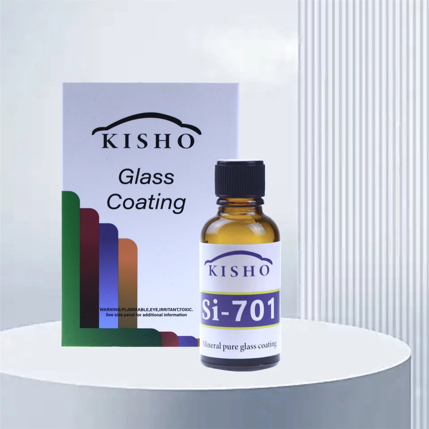 SI-701 KISHO Car Liquid Ceramic Coat Hydrophobic Glass Graphene Ceramic Coating Paint Care Anti-scratch Glasscoat Car Polish Peaceful Pleasures Health and Wellness