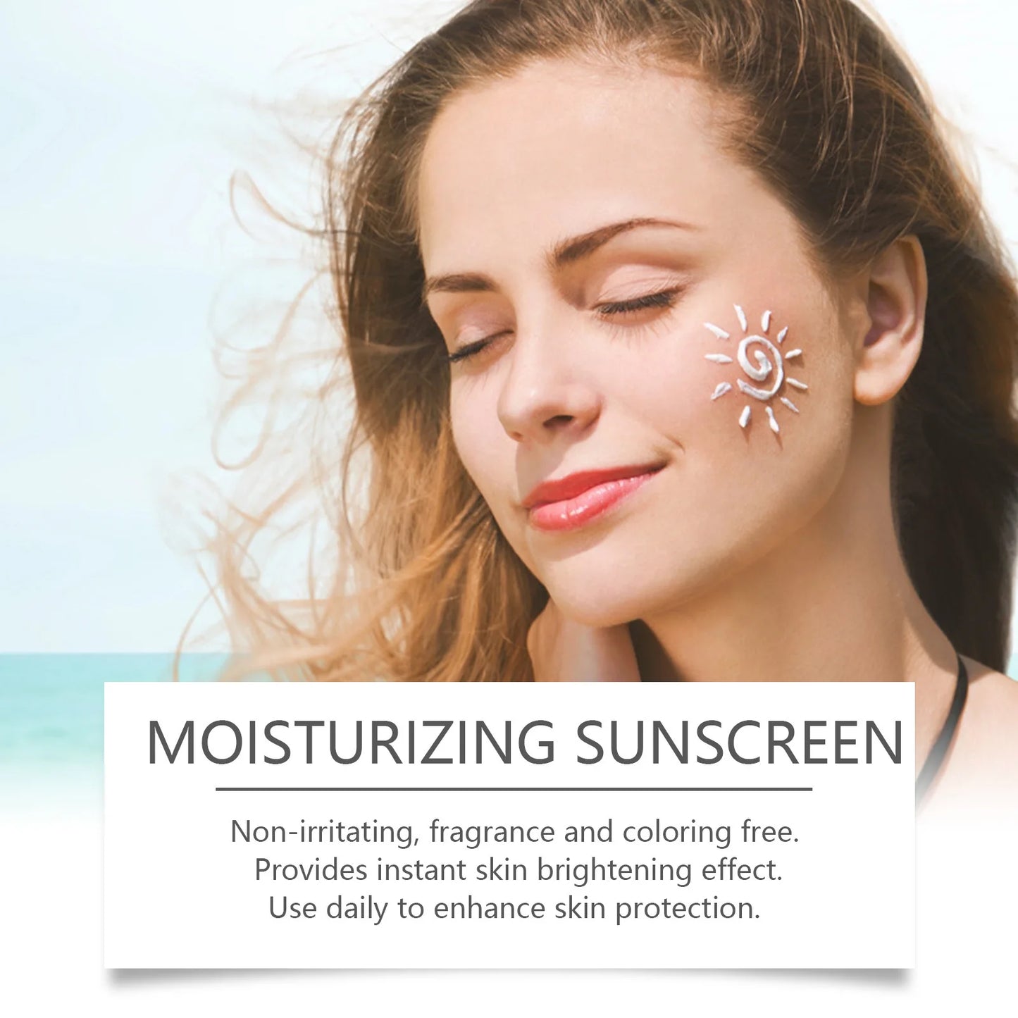 EELHOE SPF 90 UV Sunscreen Cream – Moisturizing, Pore-Minimizing