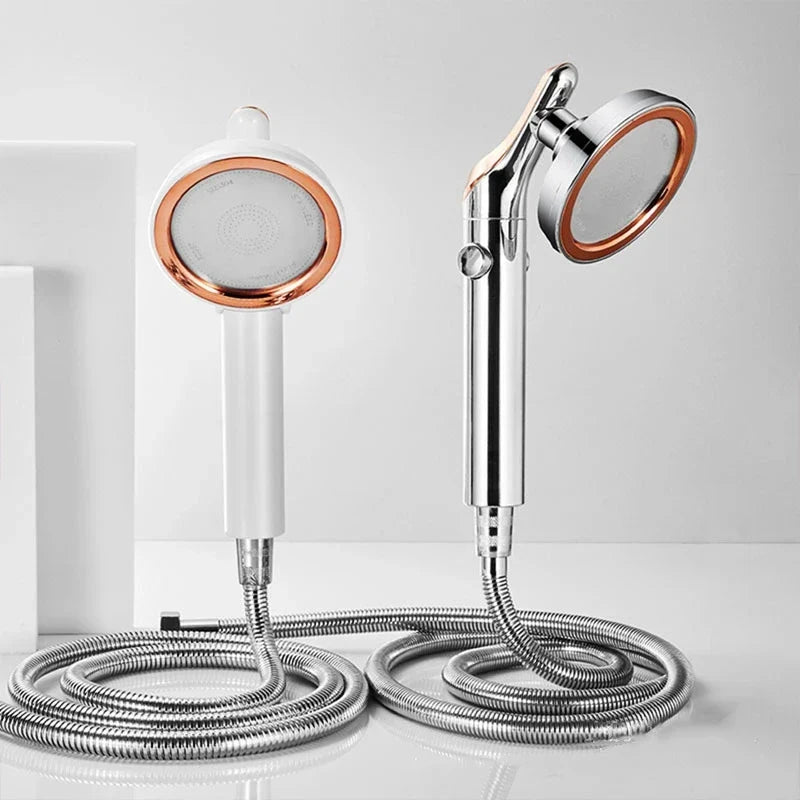 Rotating Rainfall Shower Head – High Pressure & Water Saving