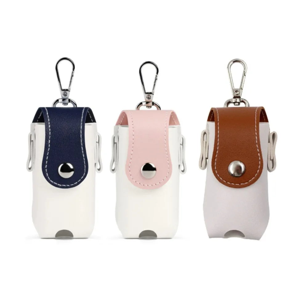 Portable Mini Golf Ball Protection Bag Outdoor Sports Dopamine Color Series with Keychain Can Hanging Small Waist Golf Bags Peaceful Pleasures Health and Wellness