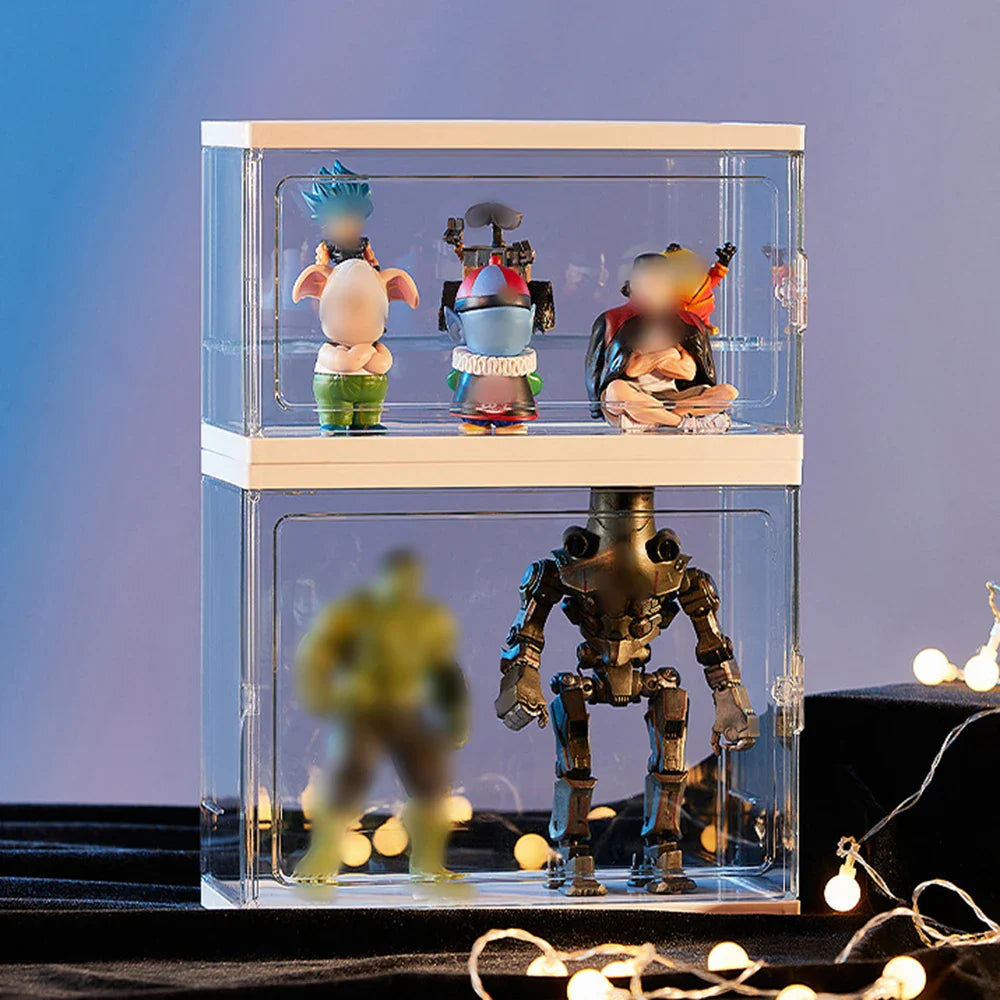 Transparent Display Box – Acrylic Doll & Blind Box Storage Rack