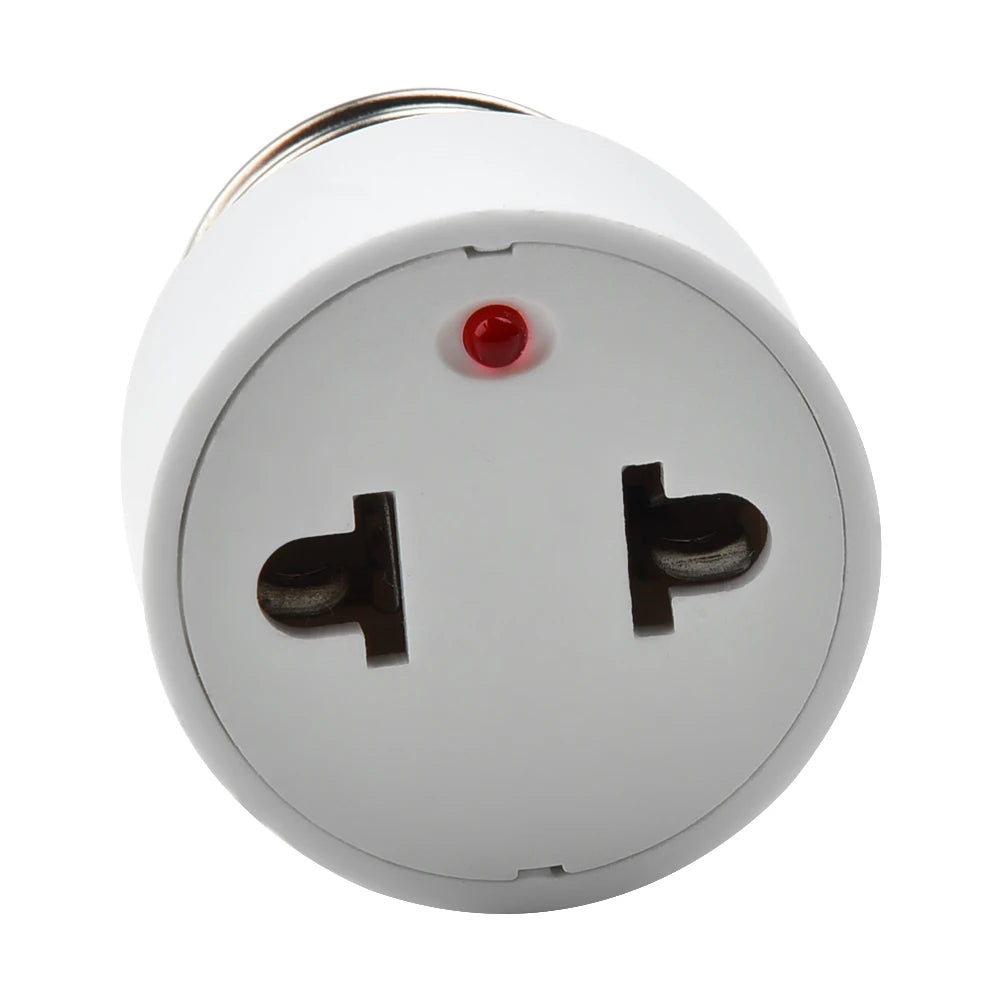 1 E27 ABS US EU Plug Connector Accessories Bulb Holder Lighting