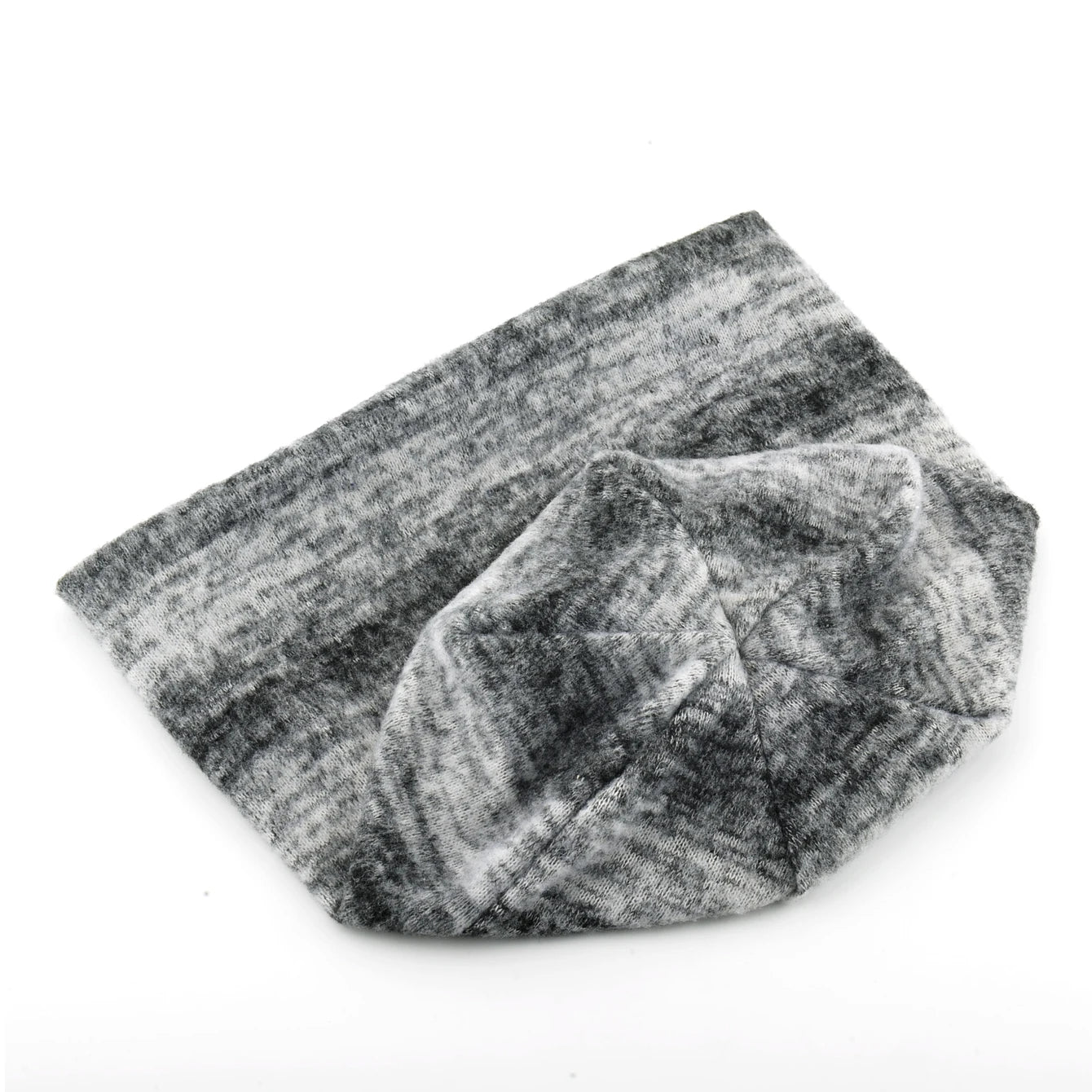 Unisex Striped Knit Beanie – Warm Slouchy Cuff Hat Men Women