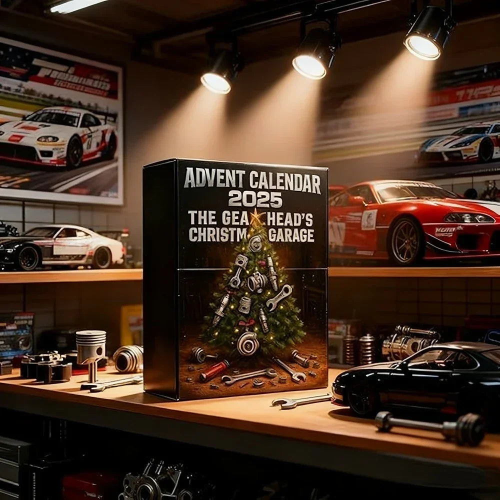 2025 Advent Calendar 24 Days Mini Auto Parts Tools Christmas Countdown Calendar For Mechanics Car Enthusiasts Holiday Gifts Peaceful Pleasures Health and Wellness