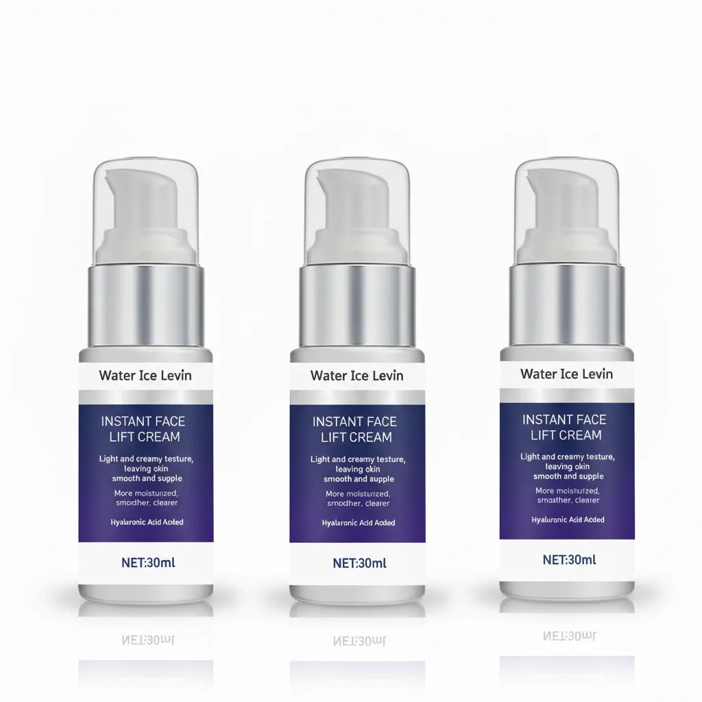 Instant Face Lift Cream with Hyaluronic Acid | Skin Tightening 30ml Peaceful Pleasures Health and Wellness 3PCS