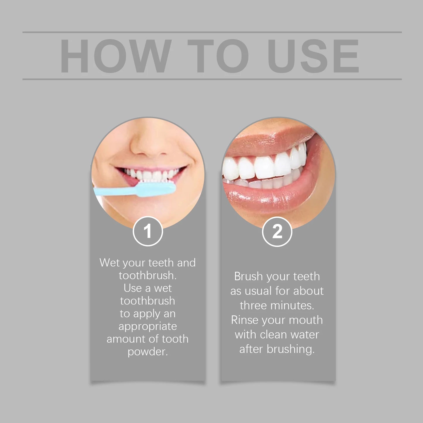 Natural Teeth Brightening Powder | Baking Soda Dental Polish